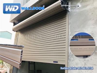 Cửa cuốn nan nhôm khe thoáng Walldoor T79S